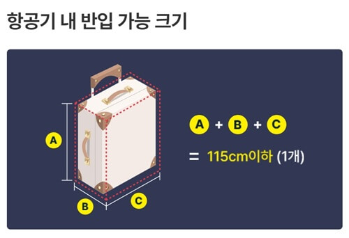 기내-캐리어-사이즈